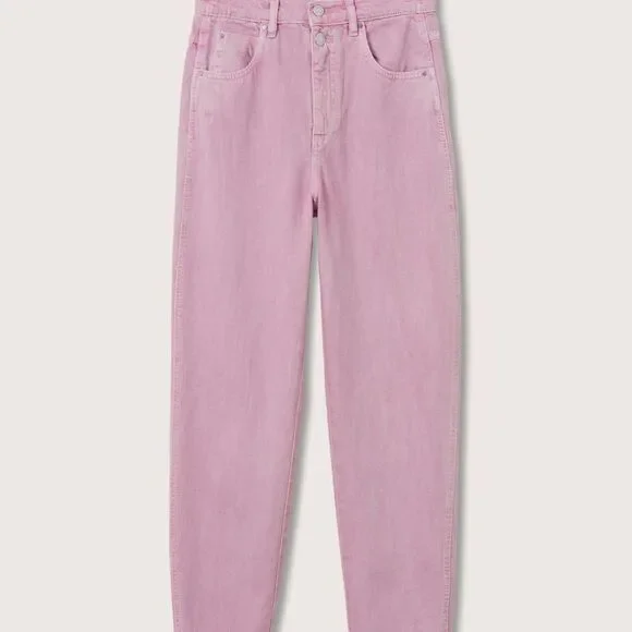 Mango high-rise tapered jeans size 4 - Picture 3 of 6